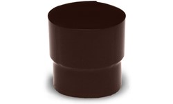 SIBA Muffe Schokoladenbraun Ral 8017 90mm